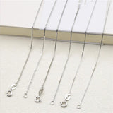 925 Sterling Silver Necklace Chain, Classic Basic Chain Jewelry