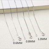 925 Sterling Silver Necklace Chain, Classic Basic Chain Jewelry