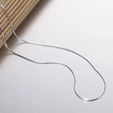 925 Sterling Silver Snake Neck Chain Choker Necklace for Women YNC123