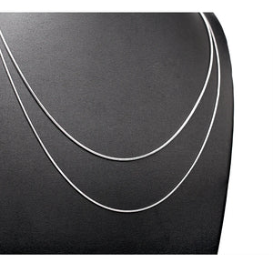 925 Sterling Silver Snake Neck Chain Choker Necklace for Women YNC123