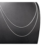 925 Sterling Silver Snake Neck Chain Choker Necklace for Women YNC123