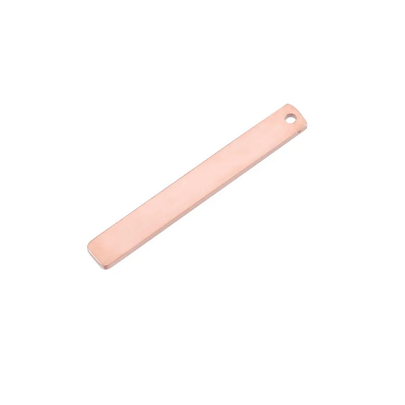 Mirror Polish Stainless Steel Cutting Strip Blank - 20pcs