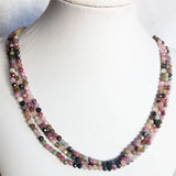 40+7cm Faceted Brazil Tourmaline Necklace Women Candy Natural Stone Jewelry