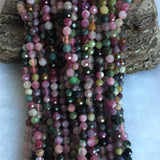 40+7cm Faceted Brazil Tourmaline Necklace Women Candy Natural Stone Jewelry