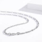 925 Sterling Silver Chain Necklace for Women Girls Boys Kids
