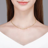 925 Sterling Silver Chain Necklace for Women Girls Boys Kids