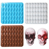 40 IN 1 Skull Shape Crystal Epoxy Resin Mold Silicone Mold