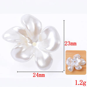 40 PCS Acrylic Resin Pearl Flowers DIY Bead Caps Jewelry Making Ornaments