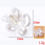 40 PCS Acrylic Resin Pearl Flowers DIY Bead Caps Jewelry Making Ornaments