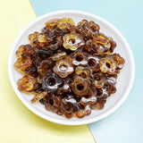 40 PCS Resin Flowers Beads for Jewelry Making
