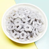 40 PCS Resin Flowers Beads for Jewelry Making