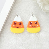 40 Pcs Cartoon Corn Candy Christmas Charms for DIY Jewelry Making