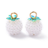 40 Pcs Opaque Resin Fruit Berry Charms for DIY Jewelry Making