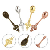 40 Pcs Metal Scoop Charm Vintage Spoons for Jewelry Making