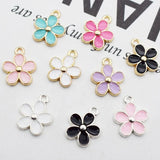 40pc Mix Metal Enamel Charms for DIY Jewelry Making