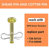 40 Shear Pins & Cotter Pins 738-04124/714-04040 Replacement Kit