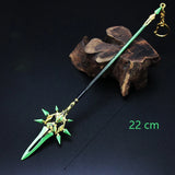 Genshin Impact ZhongLi Xiao Sword Keychain Toy