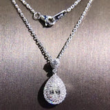 Chocker Necklace with Wedding Pendants and Zircon for Women Bridal Gift