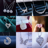 Chocker Necklace with Wedding Pendants and Zircon for Women Bridal Gift