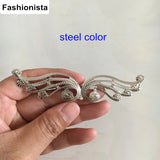 40 pcs Metal Stamping Phoenix Wing 10cm Gold Silver Steel Bronze Filigree Wings