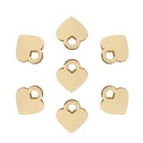 40 Heart Love Charms Pendants Beads 2 Sided for Earrings Bracelet Jewelry