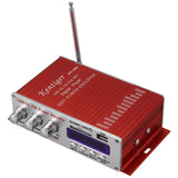 Hi-Fi Car Stereo Amplifier with FM Radio LCD Display