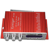 Hi-Fi Car Stereo Amplifier with FM Radio LCD Display