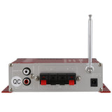 Hi-Fi Car Stereo Amplifier with FM Radio LCD Display