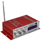 Hi-Fi Car Stereo Amplifier with FM Radio LCD Display
