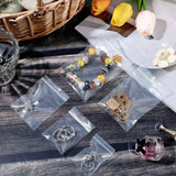 400 Pack PVC Clear Jewelry Anti Oxidation Zipper Bag, 5 Sizes
