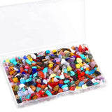 400 Pcs Crystal Gemstones Beads for DIY Jewelry Making