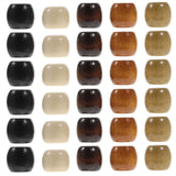 400 Pcs Wooden Beads Crafts Bracelet Jewelry Making Spacer DIY
