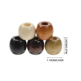 400 Pcs Wooden Beads Crafts Bracelet Jewelry Making Spacer DIY