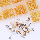 400PCS Eyepins Boxed Set Jewelry Making DIY
