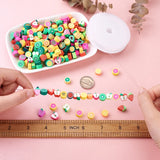 400Pcs DIY Fruit Theme Bracelet Making Kit