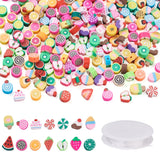 400Pcs DIY Fruit Theme Bracelet Making Kit