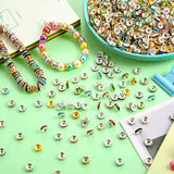 400Pcs 8mm Crystal Rhinestone Spacer Beads Jewelry Making