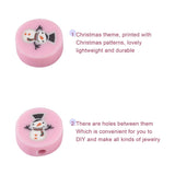 400Pcs Christmas Theme Polymer Clay Beads for DIY Jewelry Making