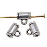 400pcs Beads Bails Jewelry Making Pendant Clip Clasp Bail Beads Spacer