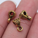 400pcs 9x5mm Beads Bails Pendants Jewelry Making DIY Necklace Bails