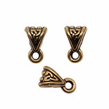 400pcs 9x5mm Beads Bails Pendants Jewelry Making DIY Necklace Bails