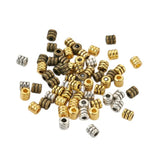 400pcs Tibetan Style Alloy Bead Spacers for DIY Jewelry Making 4x4mm
