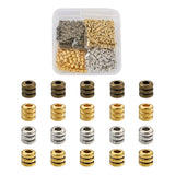 400pcs Tibetan Style Alloy Bead Spacers for DIY Jewelry Making 4x4mm