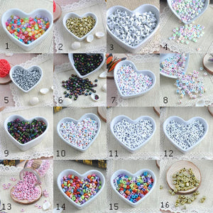 400pcs Mixed Alphabet/Letters Beads Jewelry Making