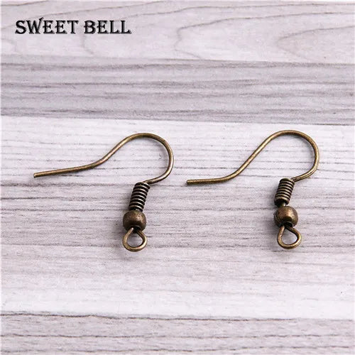 400pcs/lot DIY Earring Findings 17*20mm Earwire Jewelry Making Accessories