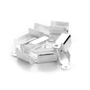 400pcs Cord End Caps String Leather Clip Tip Crimp Bead Connectors Jewelry DIY