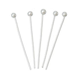 400pcs Rhodium Metal Ball Head Pins for DIY Jewelry Making 20/30/40/50mm
