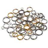 400pcs Jump Rings 4-10mm Split Ring Connectors for Jewelry Making DIY Findings