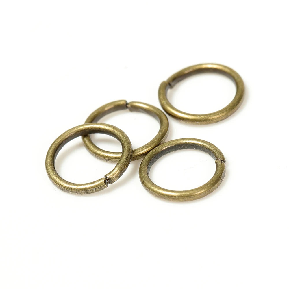 400pcs Jump Rings 4-10mm Split Ring Connectors for Jewelry Making DIY Findings