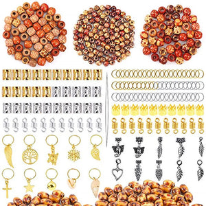 401pcs Dreadlocks Beads and Hair Clips for Hair Decoration